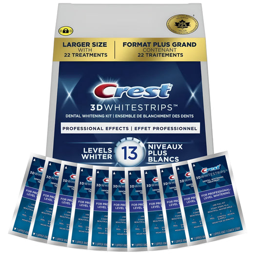 Benzi de albire Crest Professional Effects 13 Levels Whiter Whitestrips – 11 plicuri, 22 benzi