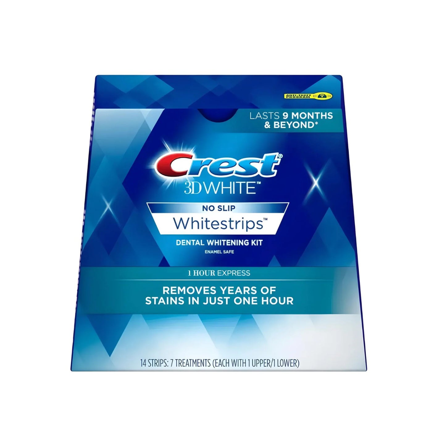 Benzi de albire Crest 3D Whitestrips 1 Hour Express – 7 plicuri, 14 benzi