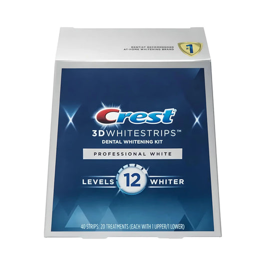 Benzi de albire Crest 3D Whitestrips Professional White 12 Levels Whiter – 20 plicuri, 40 benzi