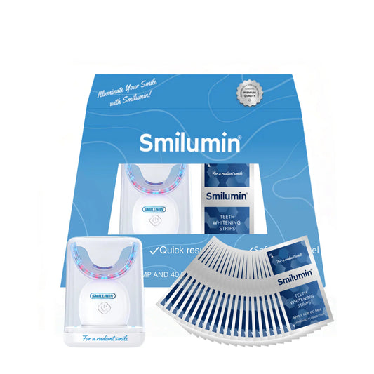 SMILUMIN BOX – set complet cu aplicator LED și benzi de albire